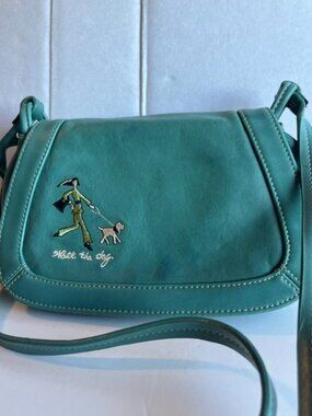 Walk the dog leather crossbody.